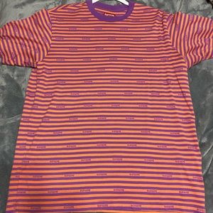 Supreme stripped tee